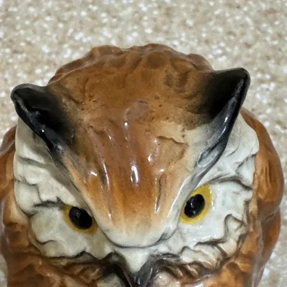 Goebel West Germany Porcelain Owl Figurine Bird 38318-08 Vintage Collectible